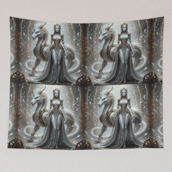Item preview, woman and dragon designed and sold by CreativeCorez.