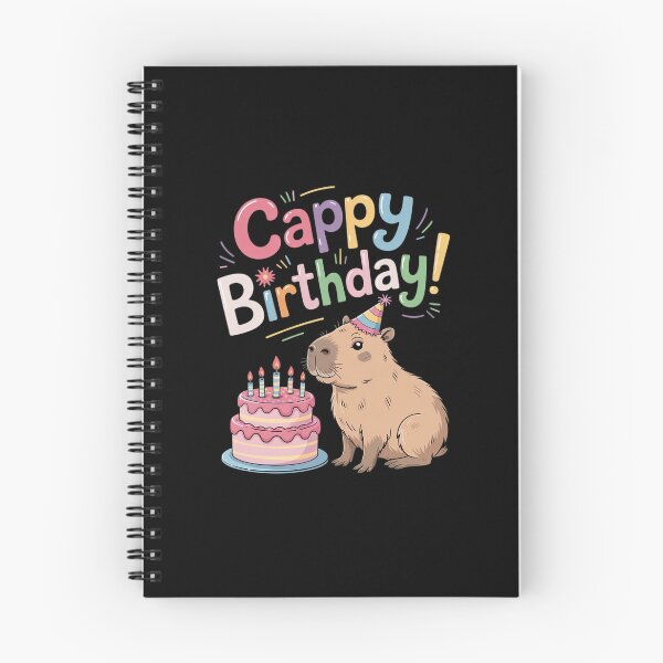 Item preview, Cappy Capy Birthday Cute Capybara Lover Kawaii Amine Kids designed and sold by AquaKiev.