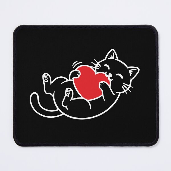 Item preview, Cat Playing with Heart (Heart Thief) designed and sold by Aceofspace3000.