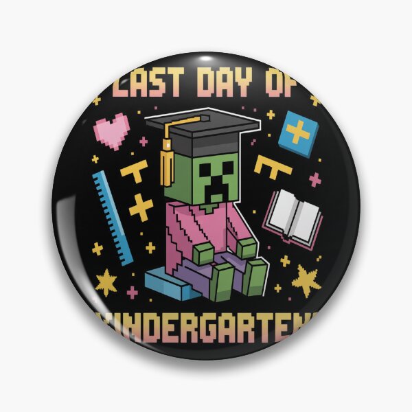 Item preview, Last Day of Kindergarten Funny Chicken Pixel designed and sold by brinbotty.