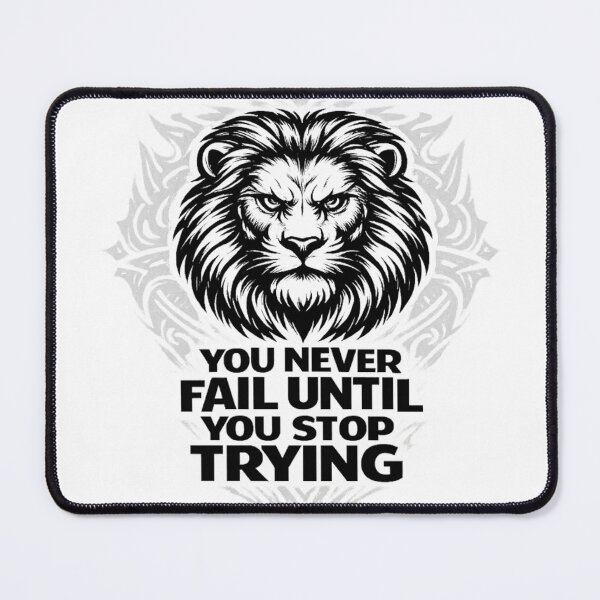 Item preview, You Never Fail Untill You Stop Trying designed and sold by ArtifyGallery.