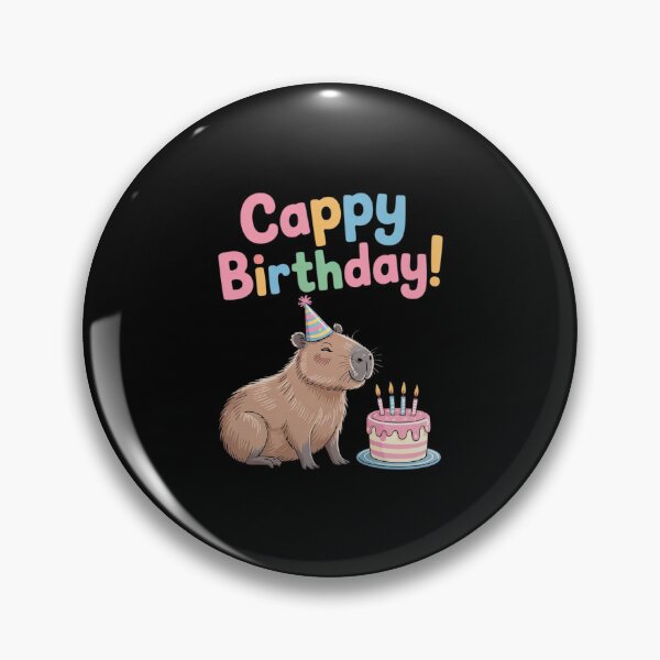 Item preview, Cappy Capy Birthday Cute Capybara Lover Kawaii Amine Kids2 designed and sold by AquaKiev.