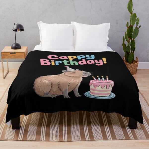 Item preview, Cappy Capy Birthday Cute Capybara Lover Kawaii Amine Kids2 designed and sold by AquaKiev.