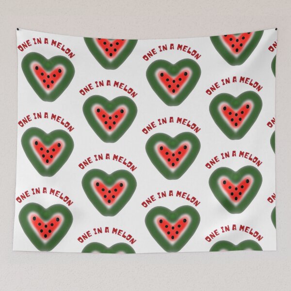 Item preview, Luminous Heart Watermelon: One In A Melon Radiant Fruit Art designed and sold by HopeAndHustle.