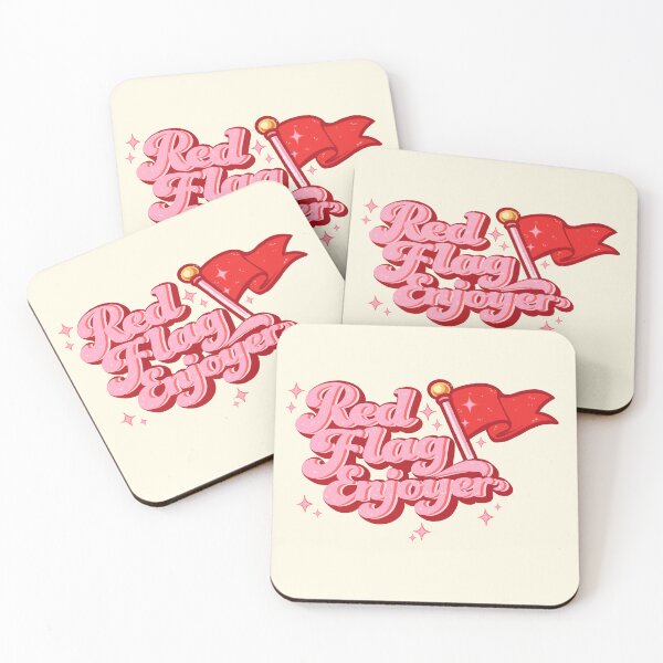 Item preview,  Red Flag Enjoyer Aesthetic Otome Gamer designed and sold by TokimekiCo.