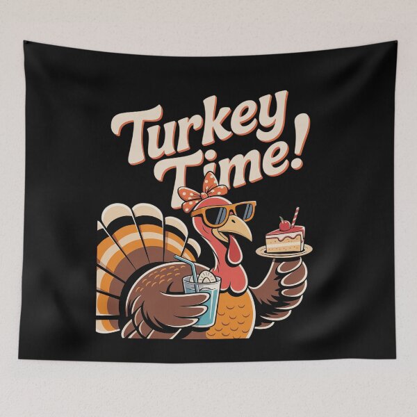 Item preview, Turkey Drinking Coffee Bow Thanksgiving Womens Turkey Day designed and sold by MythWoot.