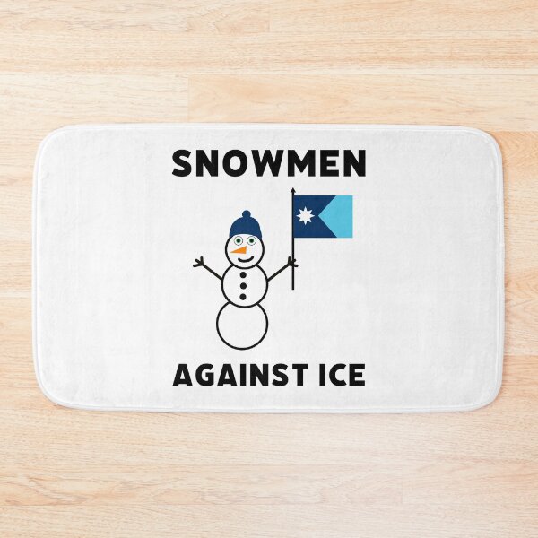 Item preview, Snowmen against ICE  designed and sold by Rachel the Artist .