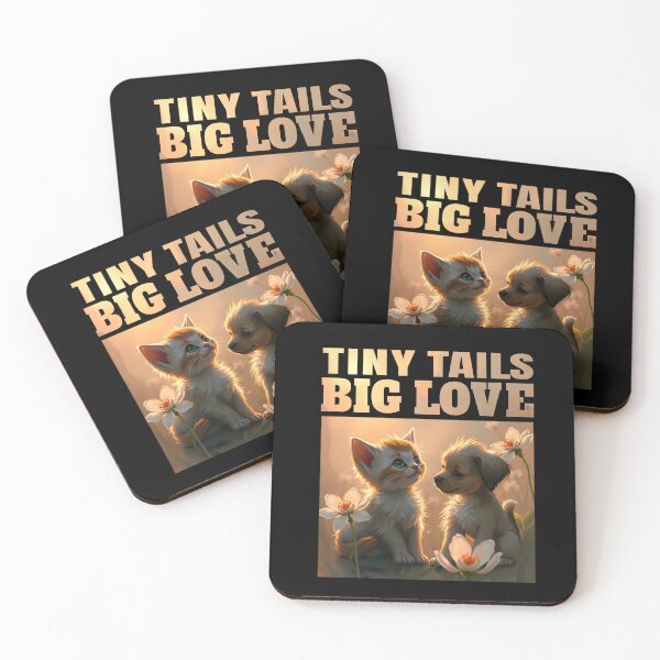 Item preview, Tiny Tails Big Love Animal Friendships designed and sold by Sachie's Studio.