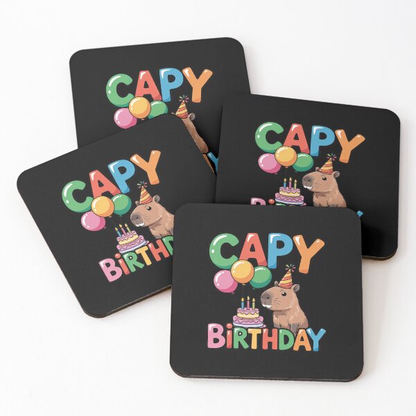 Item preview, Capy Birthday Capybara Lover Rodent Animal Bday Party3 designed and sold by AquaKiev.