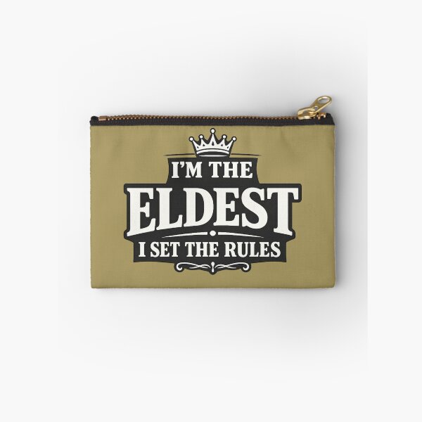 Item preview, I’m the Eldest I Set the Rules – Funny Big Sibling Quote Design designed and sold by MUKUND FASHION DESIGN.