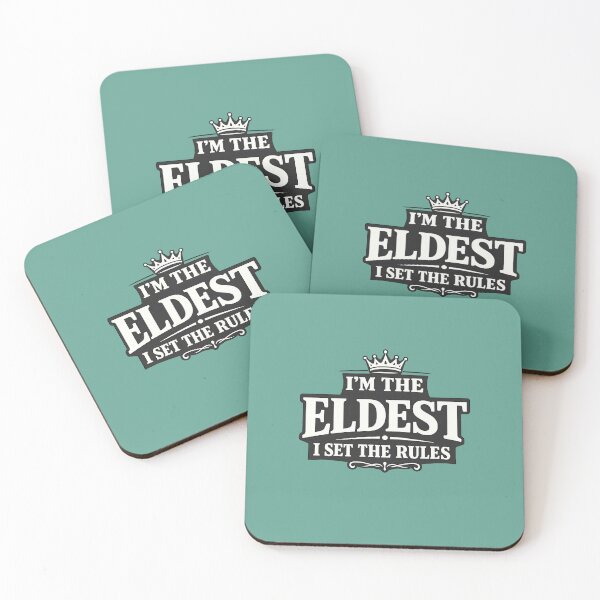 Item preview, I’m the Eldest I Set the Rules – Funny Big Sibling Quote Design designed and sold by MUKUND FASHION DESIGN.