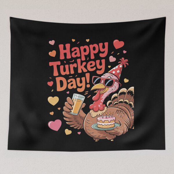 Item preview, Turkey Drinking Coffee Bow Turkey Day Thanksgiving Womens designed and sold by MythWoot.