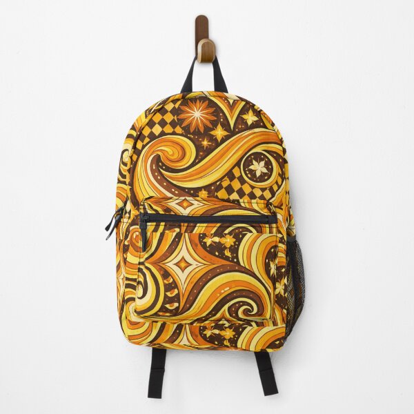 Item preview, Intense Yellow Retro Geometric Pattern – Bold Mid-Century AI Generated Design designed and sold by Cleora Visuals.