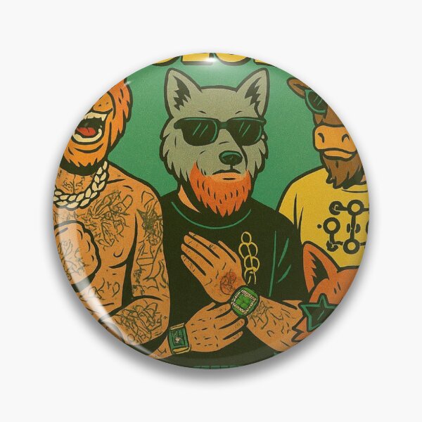 Item preview, Billionaire Club - Wall Street Animals with Hip-Hop Style designed and sold by ARTGENERATESART.
