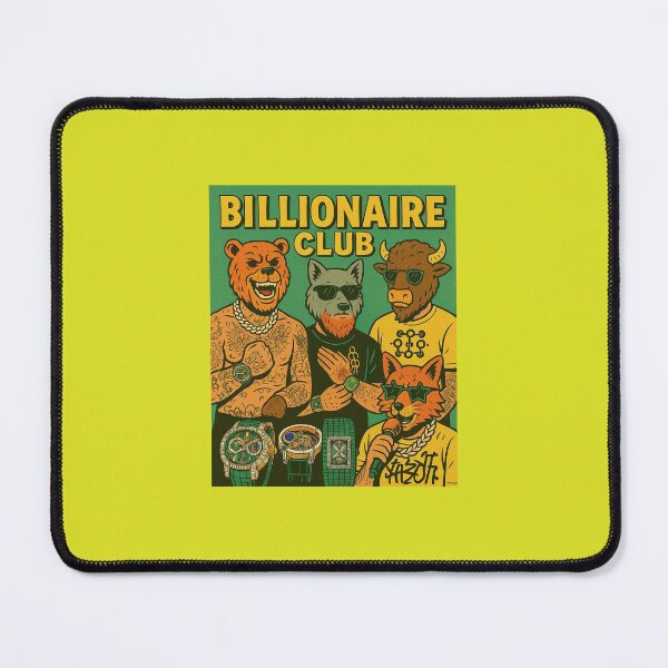 Item preview, Billionaire Club - Wall Street Animals with Hip-Hop Style designed and sold by ARTGENERATESART.