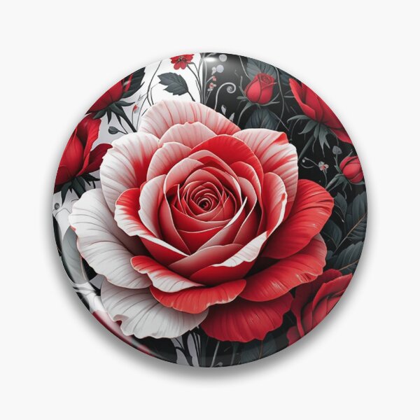 Artikelvorschau, Crimson Rose Contrast Art entworfen und verkauft von PixelVibe782.