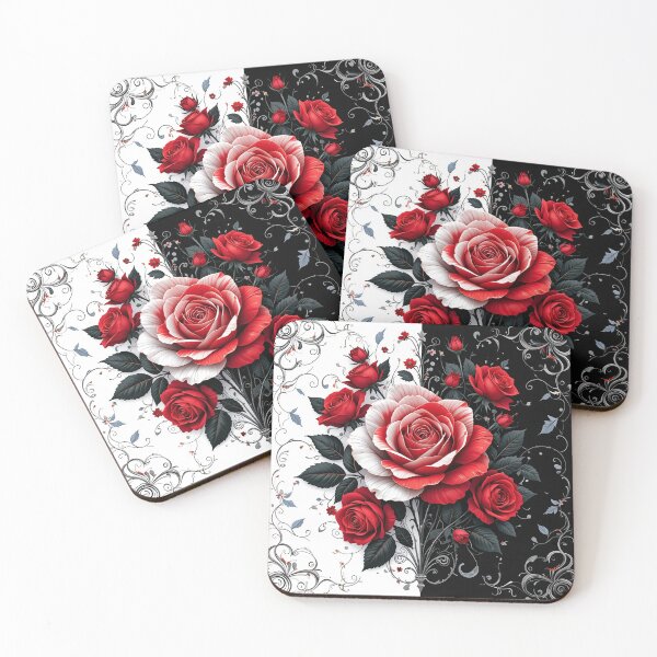 Item preview, Crimson Rose Contrast Art designed and sold by PixelVibe782.