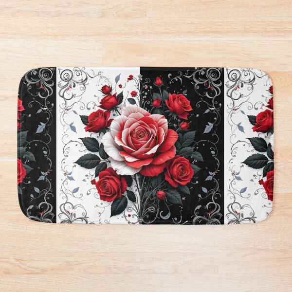 Artikelvorschau, Crimson Rose Contrast Art entworfen und verkauft von PixelVibe782.