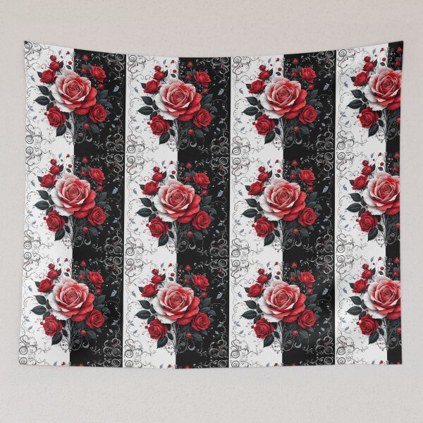 Item preview, Crimson Rose Contrast Art designed and sold by PixelVibe782.