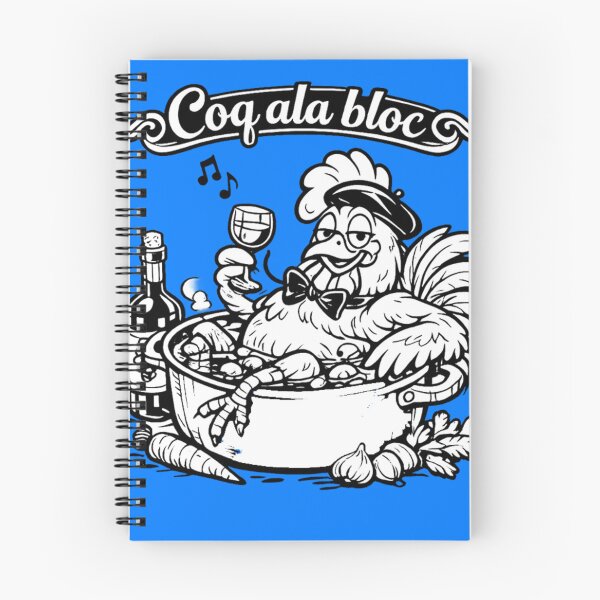 Item preview, Coq à la Bloc – French “Cock Block” Rooster (Pub Night Humor) designed and sold by shaynetwright.