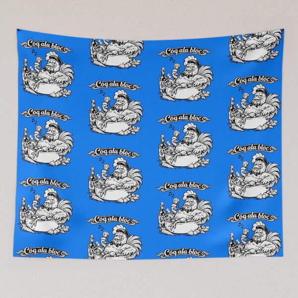Item preview, Coq à la Bloc – French “Cock Block” Rooster (Pub Night Humor) designed and sold by shaynetwright.