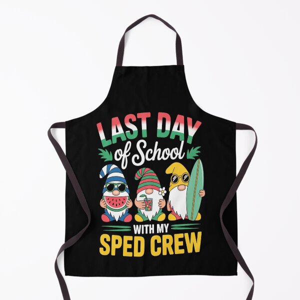 Item preview, Last Day Of School With My SPED Teacher Crew Gnomies Summer designed and sold by brinbotty.