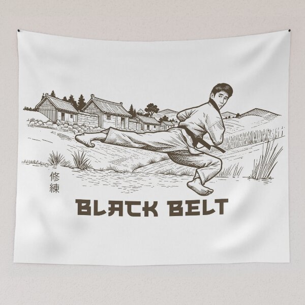 Item preview, Black Belt – Flying Side Kick Martial Arts Countryside designed and sold by SearsCreative.