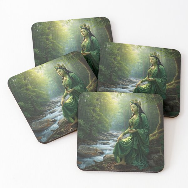 Item preview, Green Tara of the forest designed and sold by katefo.