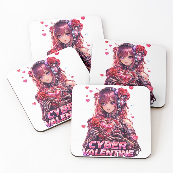 Item preview,  Cyber Valentine: Futuristic Love and Roses designed and sold by newvisionart191.