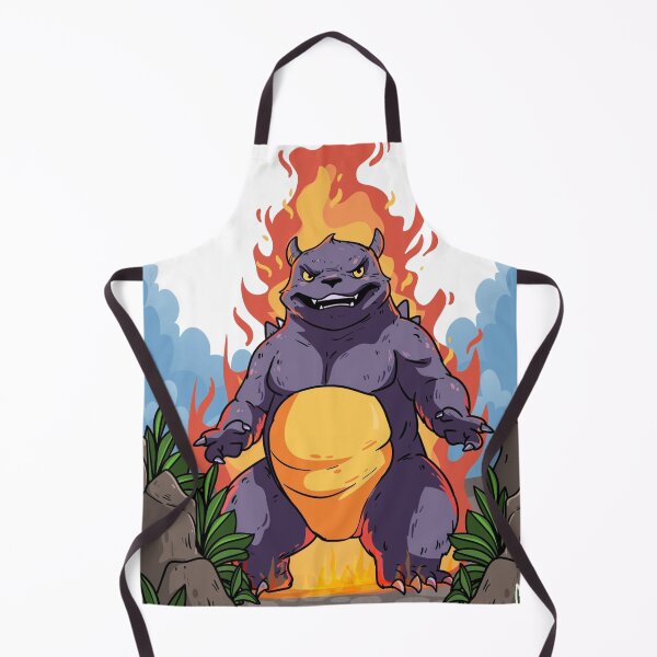 Item preview, Fire Beast Monster Illustration designed and sold by StreetVibe-IND.