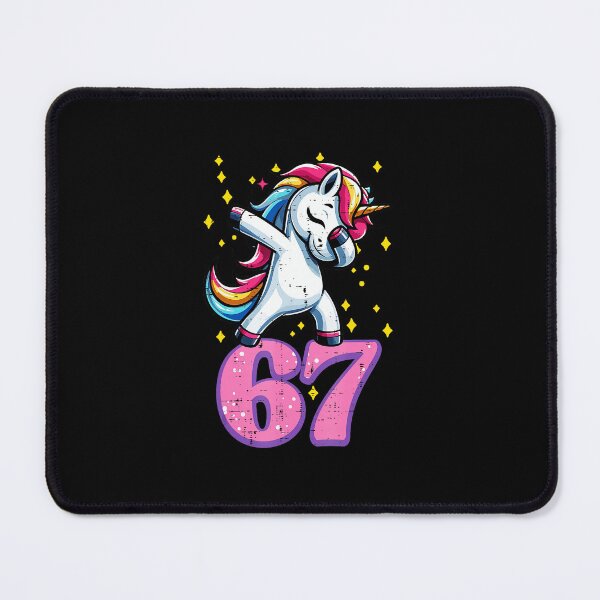 Item preview, 67 Unicorn Funny Meme Dabbing Cartoon Style designed and sold by gladysenglish.