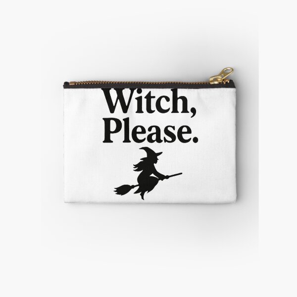Item preview, Witch, Please – Minimal Black Witch Typography designed and sold by myforestfog.