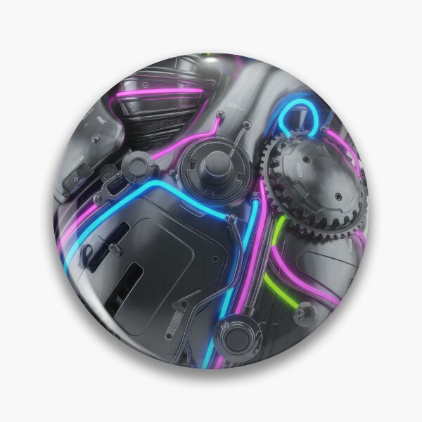 Item preview, Futuristic Mechanical Cyber Heart Illustration - Sci-Fi Anatomy Art designed and sold by seven things shop.