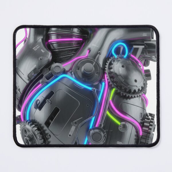 Item preview, Futuristic Mechanical Cyber Heart Illustration - Sci-Fi Anatomy Art designed and sold by seven things shop.