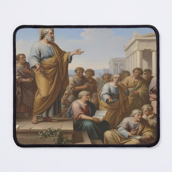 Item preview, St. Paul Preaching in Athens painting designed and sold by 7She.