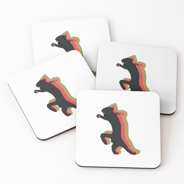 Item preview, Dog Silhouette Rainbow Outline Jumping Graphic designed and sold by JEFDodsonArt.