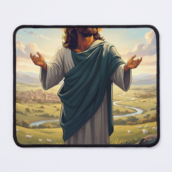 Artikelvorschau, Jesus Christus in einer pastoralen Landschaft entworfen und verkauft von 7She.
