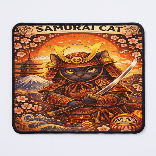 Item preview, Samurai Cat designed and sold by DinsignStudio.