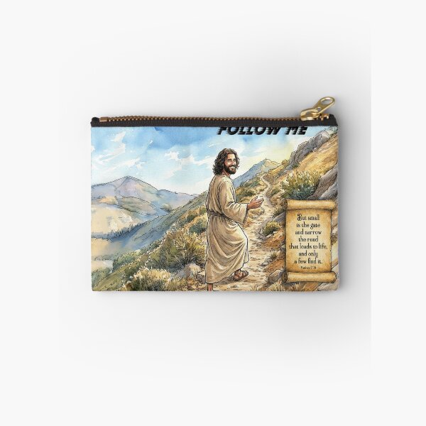 Item preview, Follow Jesus On The Narrow Road designed and sold by Lion and Lamb Design.