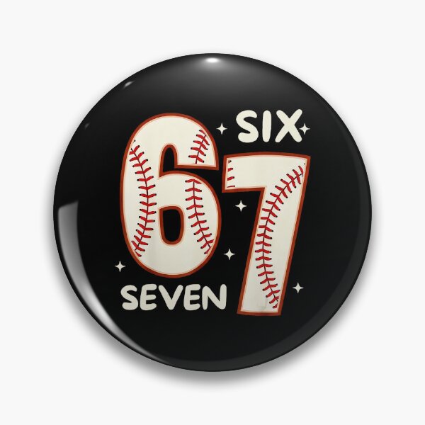 Item preview, 67 Baseball Six Seven Number Graphic designed and sold by miaa-artistshop.