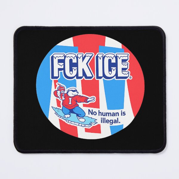 Item preview, FCK ICE - No human is illegal designed and sold by DIRTYDUNNZ.