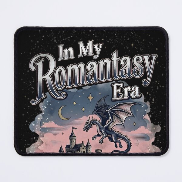 Item preview, n My Romantasy Era" - Vintage Mystical Dragon & Castle Illustration designed and sold by auxincaftan0o.