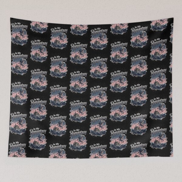 Item preview, n My Romantasy Era" - Vintage Mystical Dragon & Castle Illustration designed and sold by auxincaftan0o.