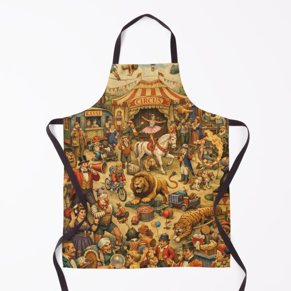 Item preview, Circus Hidden Object Picture – Magic of the Ring Vintage Art designed and sold by Mauswohn.