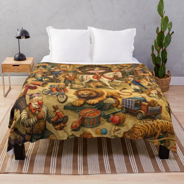 Item preview, Circus Hidden Object Picture – Magic of the Ring Vintage Art designed and sold by Mauswohn.