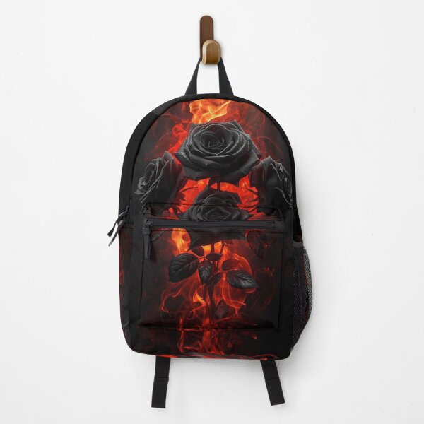 Item preview, Black Roses in Flames designed and sold by PixelVibe782.