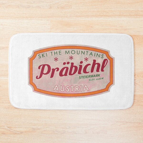 Item preview, Präbichl, Austria, Steiermark, Ski, textured skiing badge designed and sold by Wanderful-roads.
