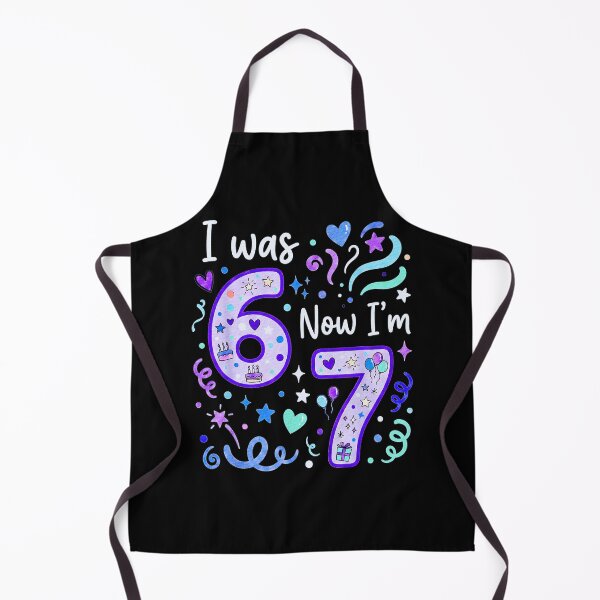 Item preview, I was 6 Now I’m 7 7th Birthday Funny Kids Numbers Design designed and sold by gladysenglish.