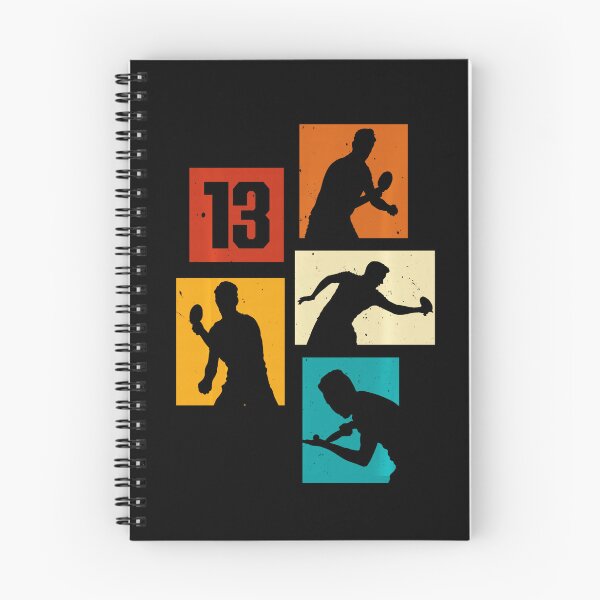 Item preview, 13 Table Tennis Player Birthday Graphic designed and sold by WayTBeenkenArt.