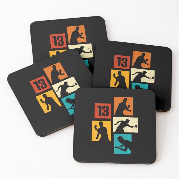 Item preview, 13 Table Tennis Player Birthday Graphic designed and sold by WayTBeenkenArt.